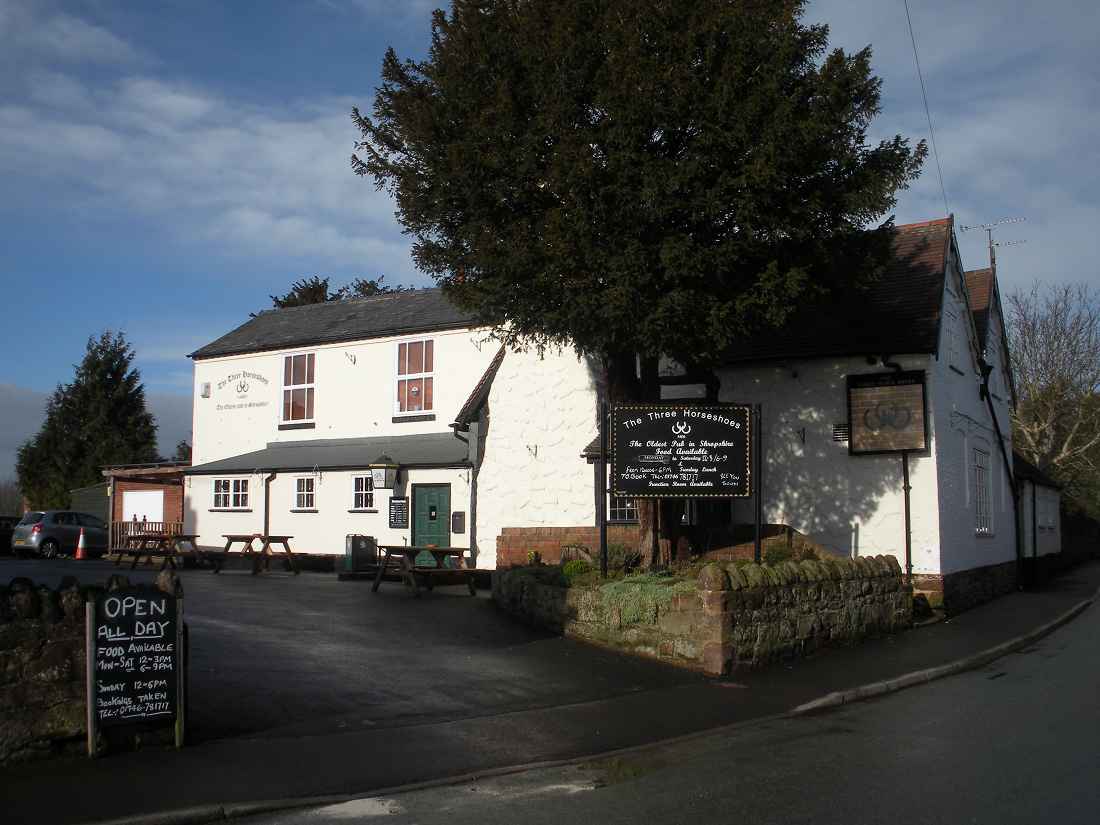 Pub for sale in Bridgnorth Three Horseshoes, M112097
