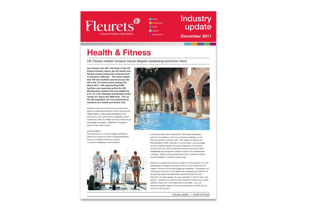 Industry Update - Health & Fitness 2011