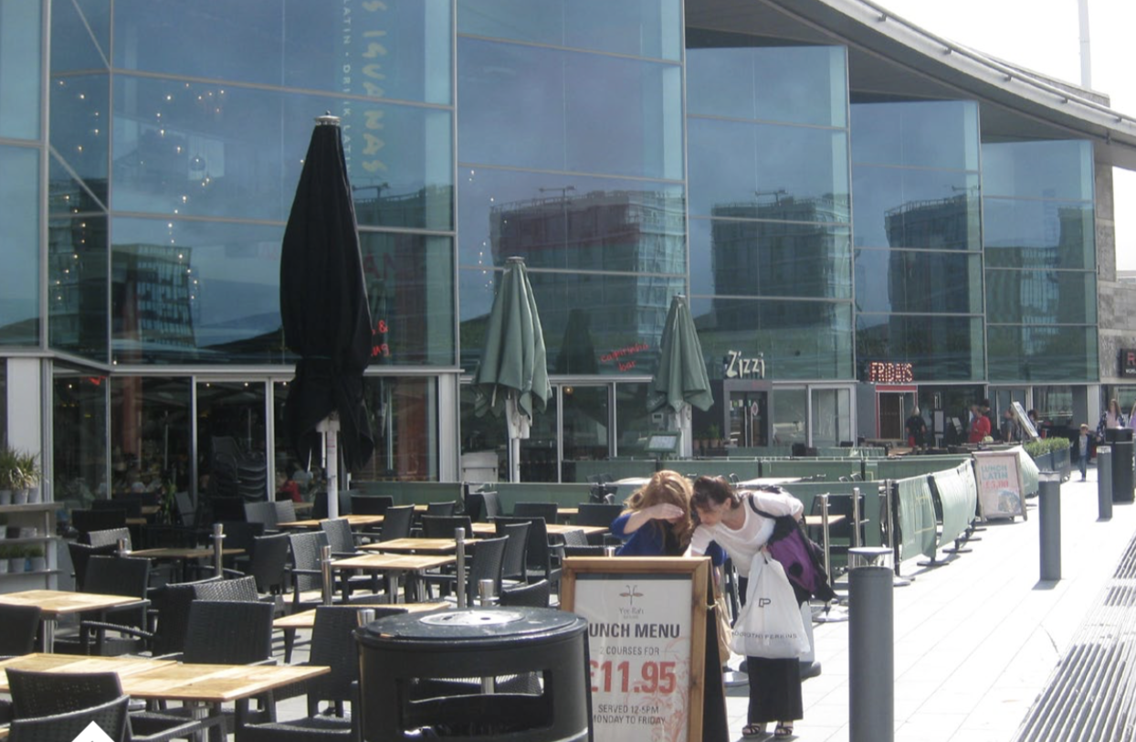 Restaurants in the new Liverpool One shopping Centre