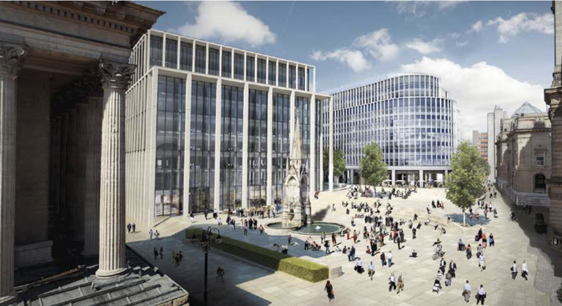 Paradise Scheme across Chamberlain Square